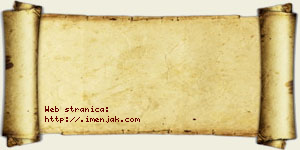 Isak Pečanin vizit kartica